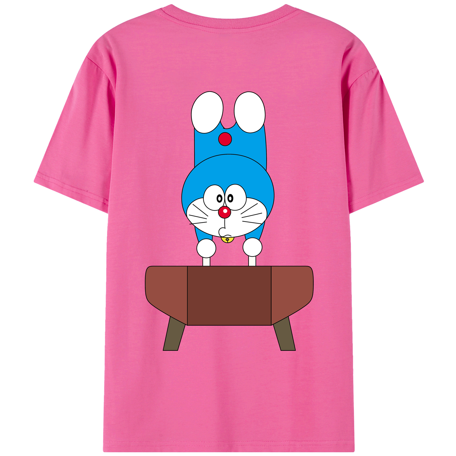 （画像用） ドラえもん Doraemon レディース半袖Tシャツ(バックプリント)